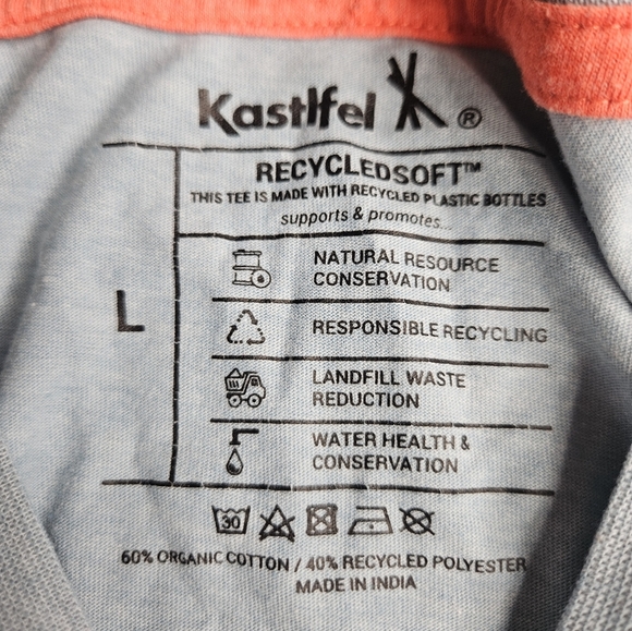 Kastlfel Graphic Tshirt Size Large Rocky Mountain National Park Light Blue - Picture 4 of 8